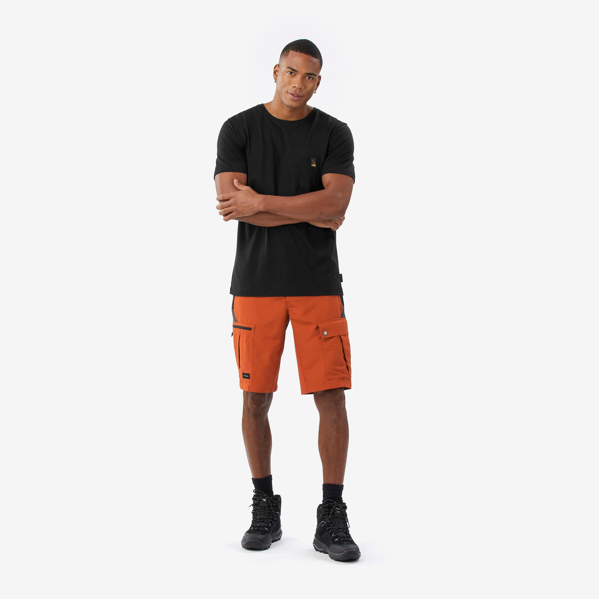 Forclaz Men's MT500 Hiking Shorts - Lightweight Quick-Dry Outdoor Adventure Shorts for Hiking, Camping & Travel | Perfect for Summer Activities