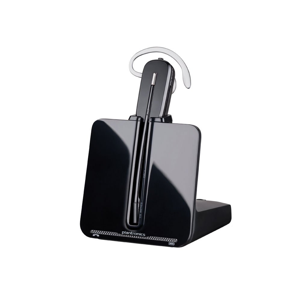 Poly (Plantronics + Polycom) CS540 Wireless Headset System - Noise Cancelling Office Headphones for Conference Calls, Remote Work & Business Communication