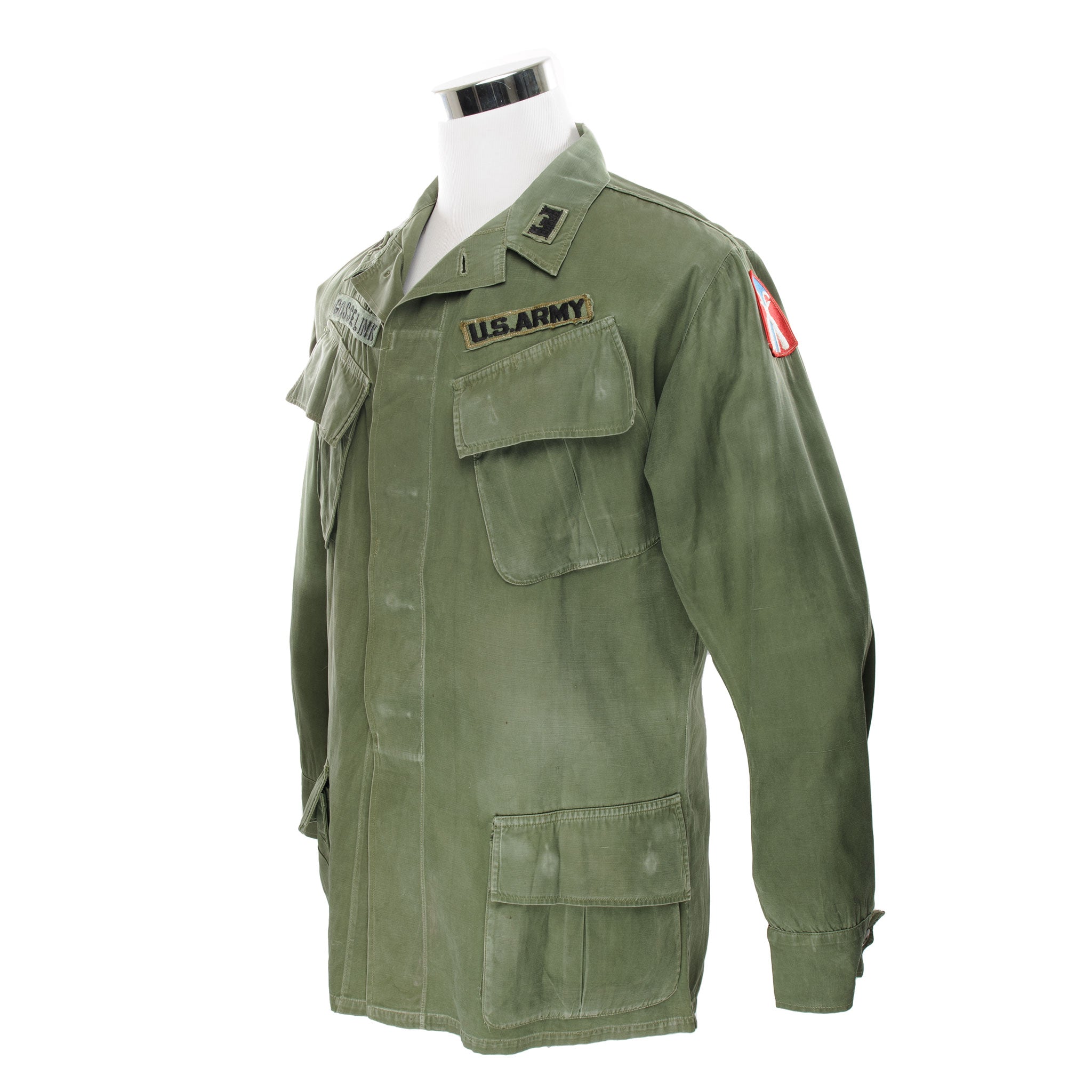 Vintage US Army Tropical Combat Jacket 3rd Pattern 1967 Vietnam War - Medium Long Size | Military Surplus Outerwear for Reenactment, Collecting & Outdoor Adventures