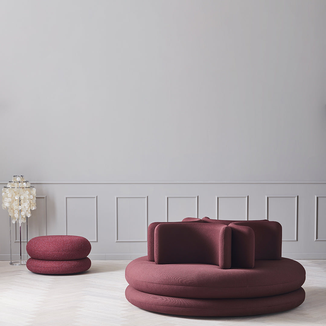 Verner Panton Easy Sofa Verpan - Mid-Century Modern Lounge Chair for Living Room, Office & Lounge Spaces - Comfortable & Stylish Scandinavian Design
