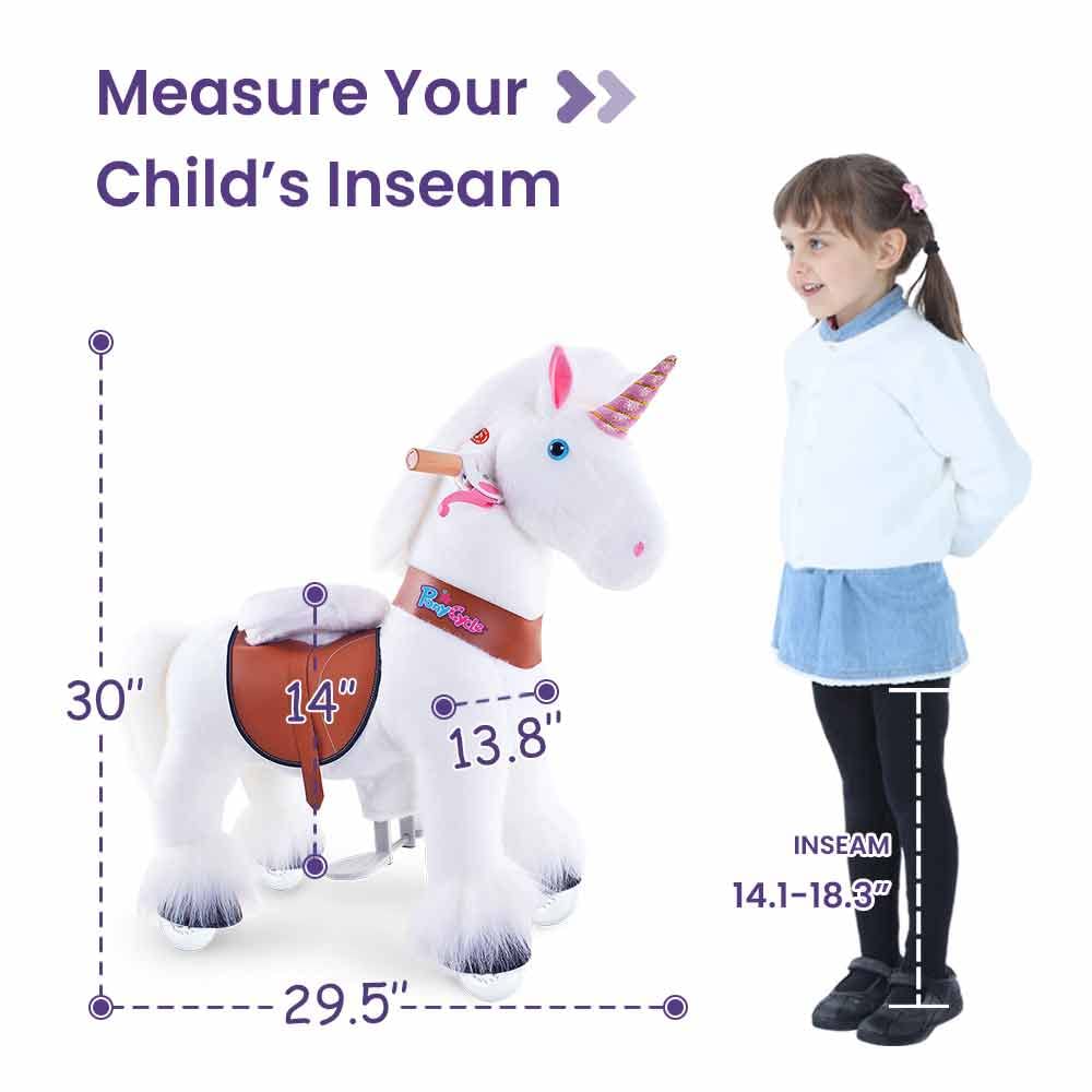PonyCycle Unicorn Ride-On Toy for Kids Ages 3-5 | 30