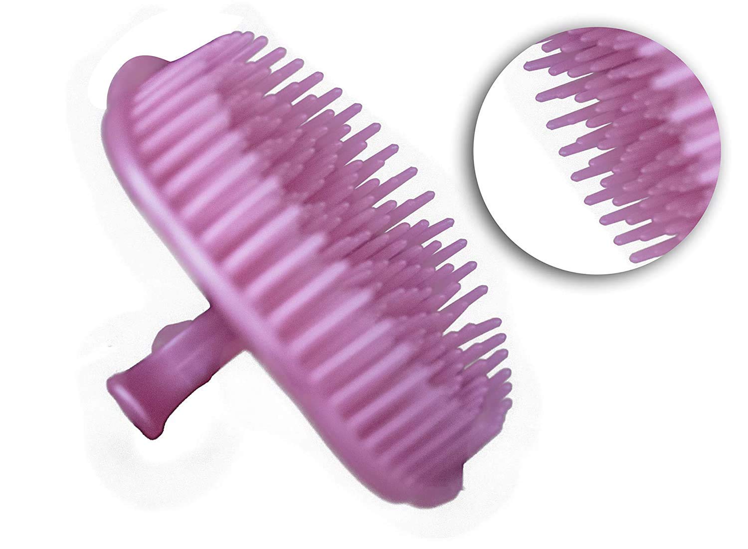 BriKSHi Portable Pocket Round Shampoo Scalp Massager & Hair Brush - 4 Pack Multicolor Hair Care Set for Travel, Home & Salon Use