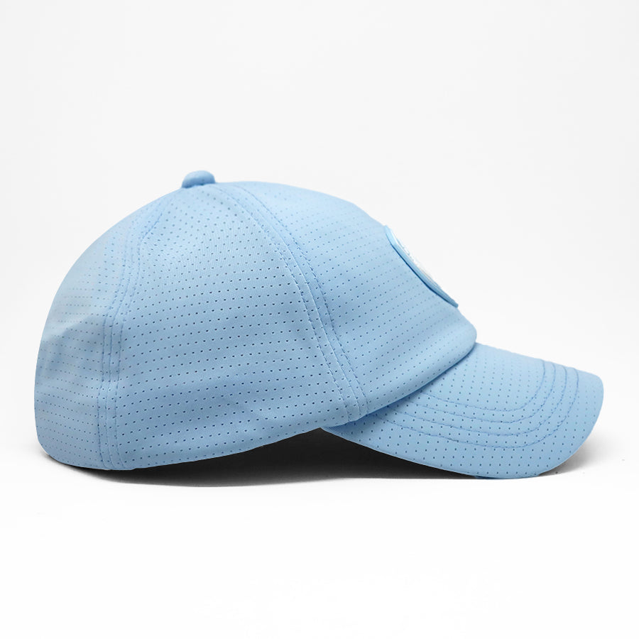 VT Shield Future Looks Bright Pewter Velcro Performance Perforated Hat - Lightweight Baseball Cap for Outdoor Sports & Casual Wear