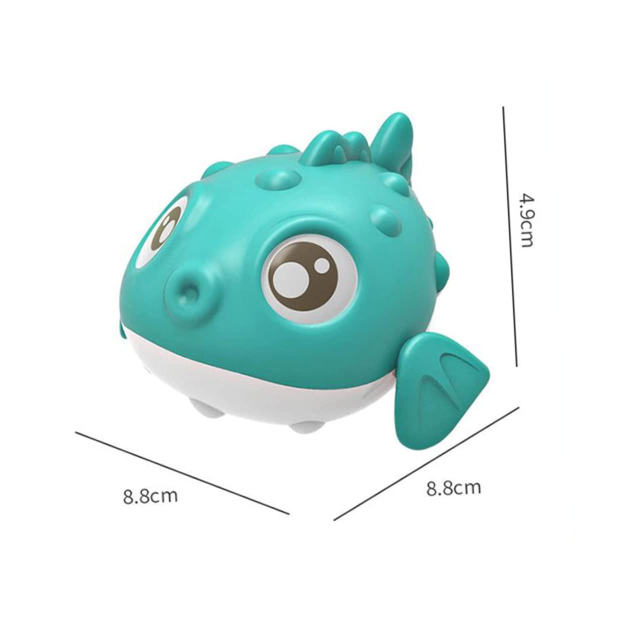 VICASKY 12-Piece Baby Bath Toys Set - Colorful Floating Water Turtles & Fun Shower Toys for Toddlers & Kids - Safe PVC Bathtub Toys for Sensory Play, Bath Time Fun & Learning Activities