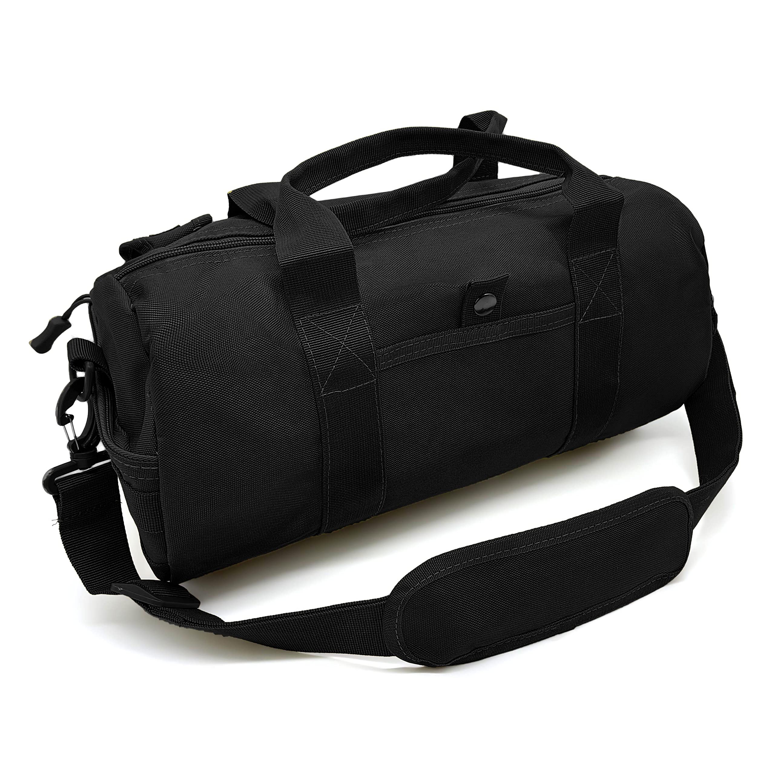 **Jaegvida Tactical Gym Bag - Durable Fitness & Travel Duffel Bag for Workout, Hunting & Outdoor Adventures (Black) - Perfect for Gym, Camping & Sports**