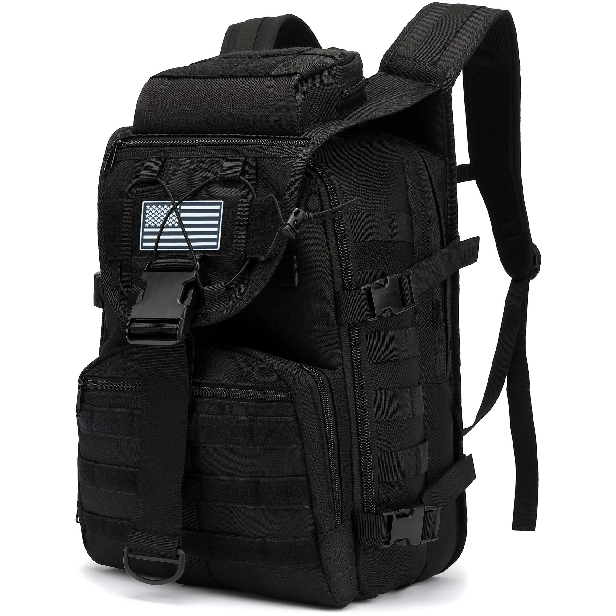 Military Tactical Backpack for Men - Durable Army Survival Backpack for Camping, Hiking, Trekking & Outdoor Adventures | Waterproof & Multi-Pocket Design for Gear Storage