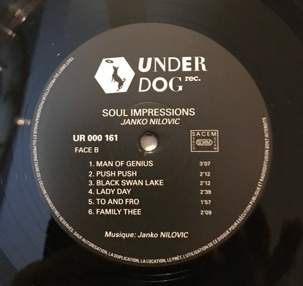 Janko Nilovic - Soul Impressions LP Vinyl Record Album (Reissue, Remastered) Mint Condition - Perfect for Jazz Collectors & Vinyl Enthusiasts