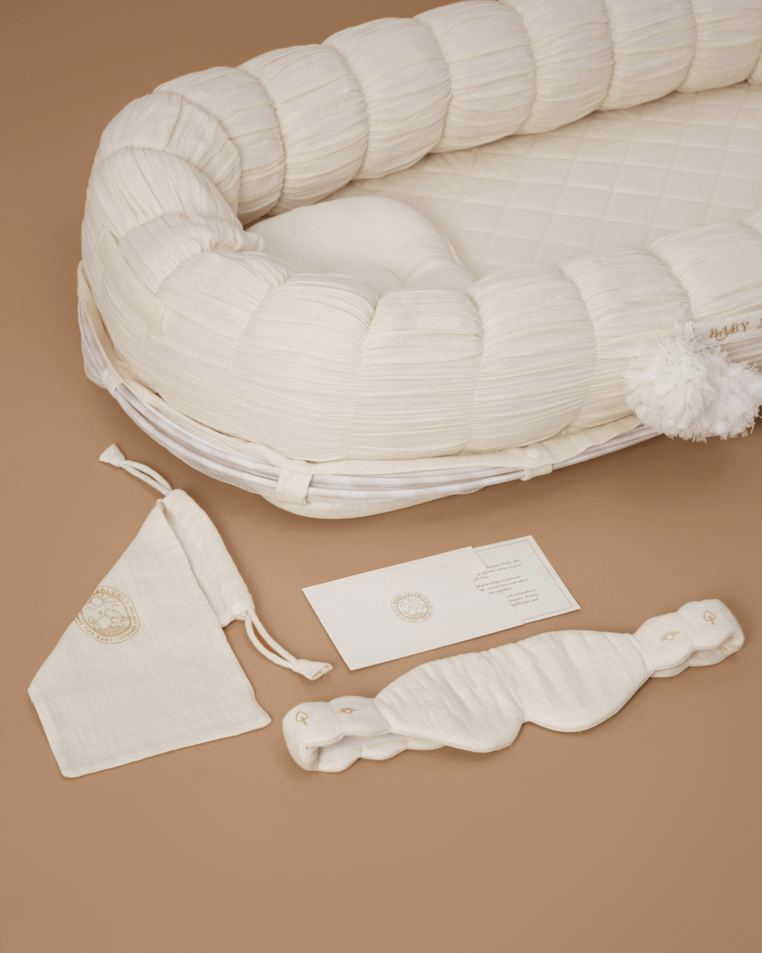 The Sleep Cloud Nest - Ultra Soft Memory Foam Pillow for Side, Back & Stomach Sleepers | Breathable & Hypoallergenic | Perfect for Home, Travel & Office Use (Ecru)