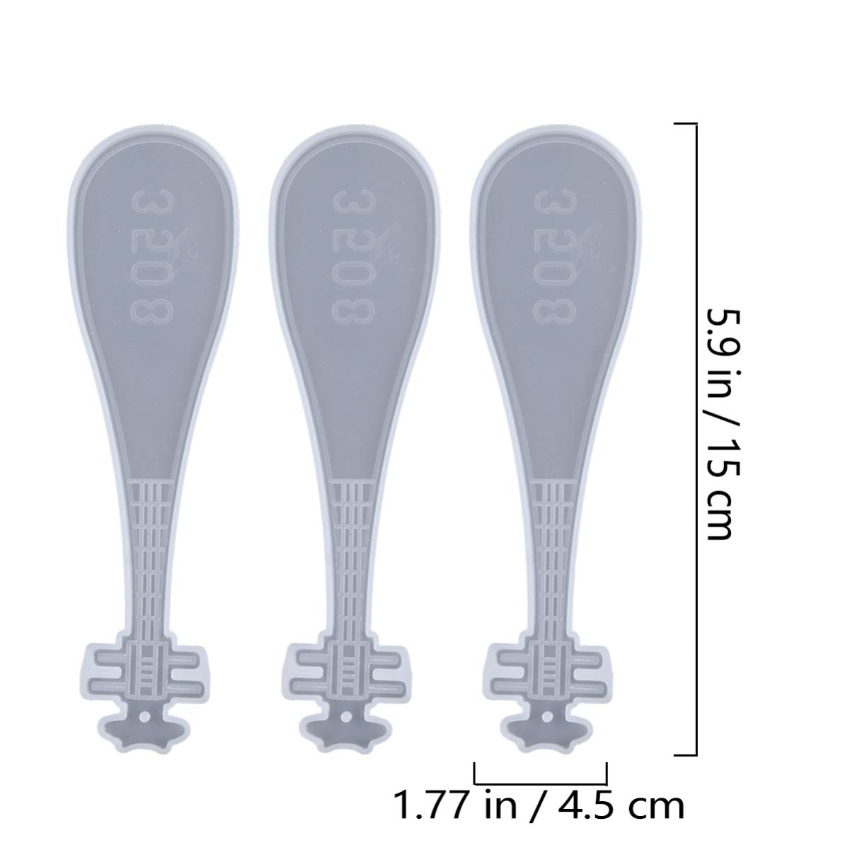 EXCEART 3pcs Silicone Bookmark Molds for Resin Casting - DIY Epoxy Jewelry Charms, Earrings & Bookmarks - Perfect for Handmade Crafts, Gifts & Scrapbooking Projects