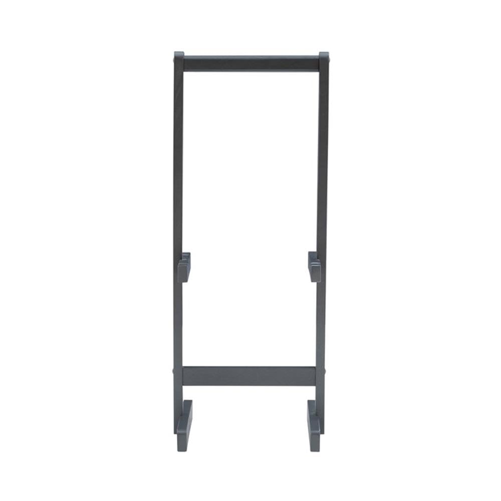 5-Piece Wood Folding Tray Table Set with Stand - Gray/Brown - Perfect for Living Room, Bedroom, Patio & Outdoor Use
