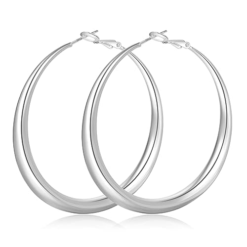 1a# Silver Earring-30mm