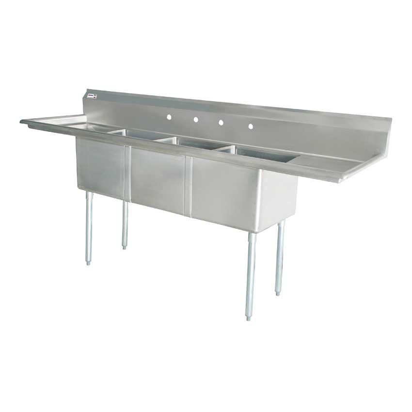 Premium Nella Three Tub Sink 24