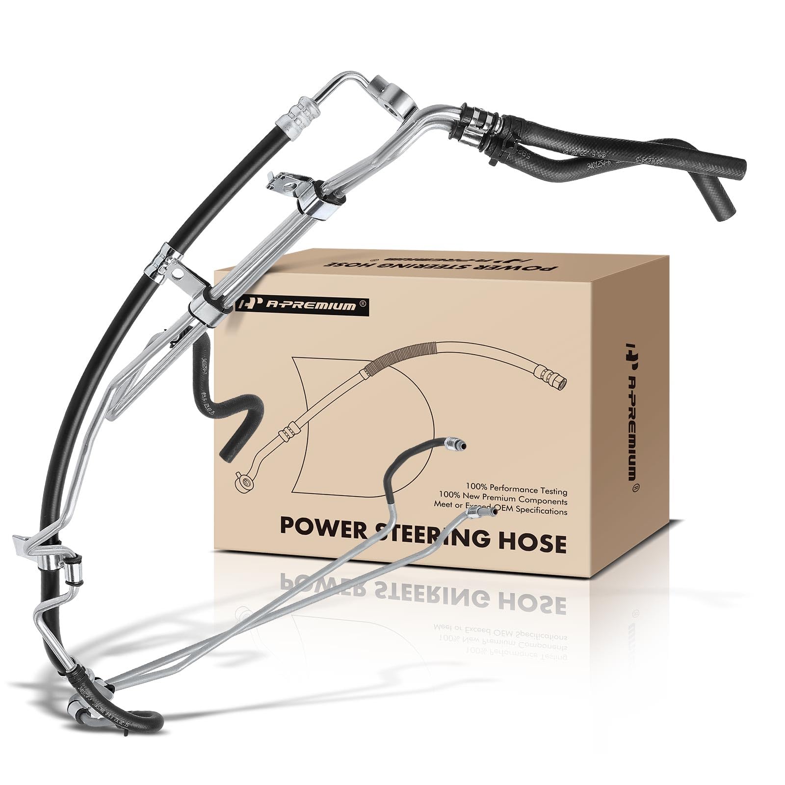Premium Power Steering Pressure & Return Hose Line Assembly for 2004-2006 Toyota Tundra 4.7L V8 - Compatible with Rack & Pinion Two-Port System - Perfect for Off-Roading, Towing & Daily Driving