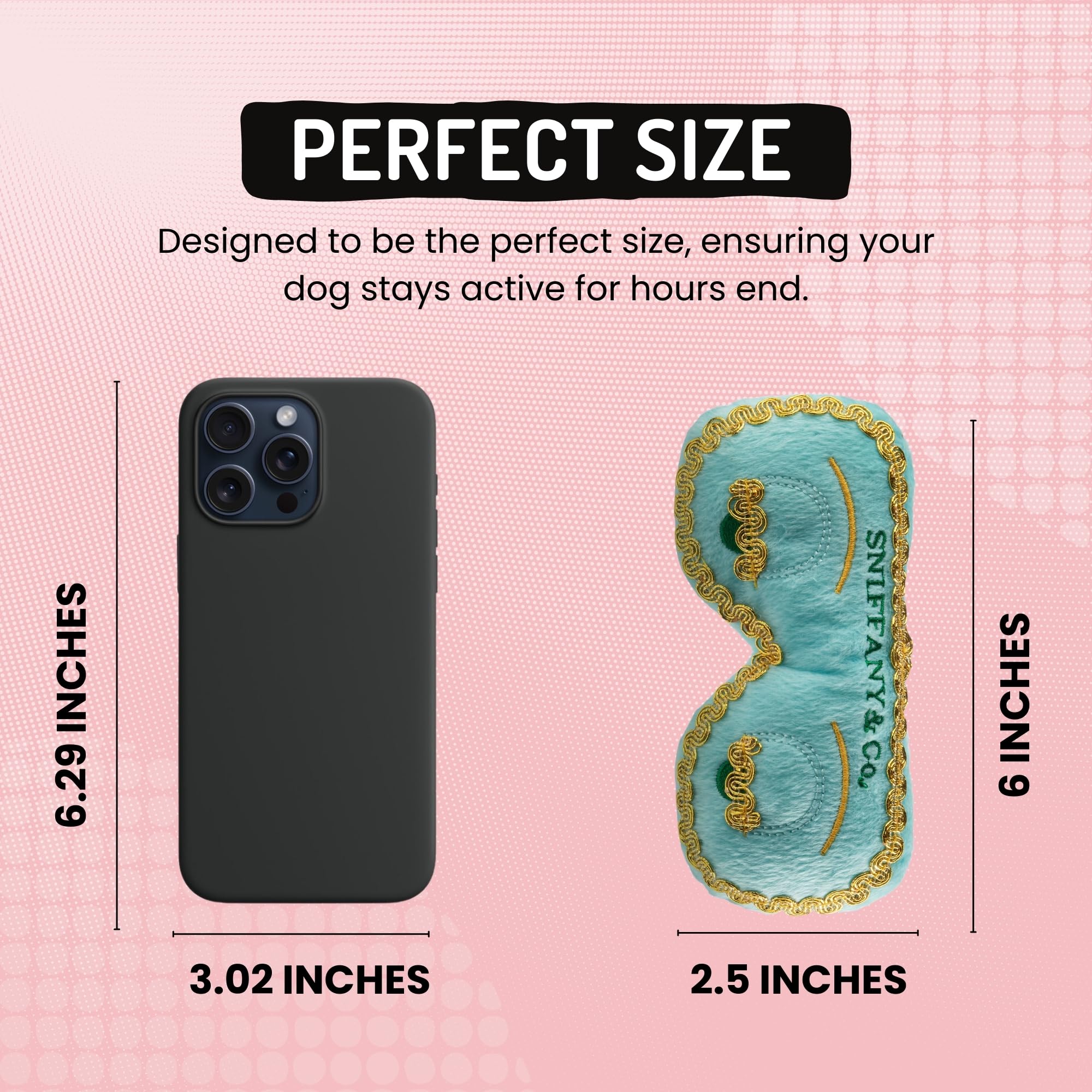 Dog Diggin Designs Runway Pup Collection - Fashion-Inspired Squeaky Plush Dog Toys for Small & Large Breeds | Perfect for Playtime, Training & Fashionable Pet Accessories