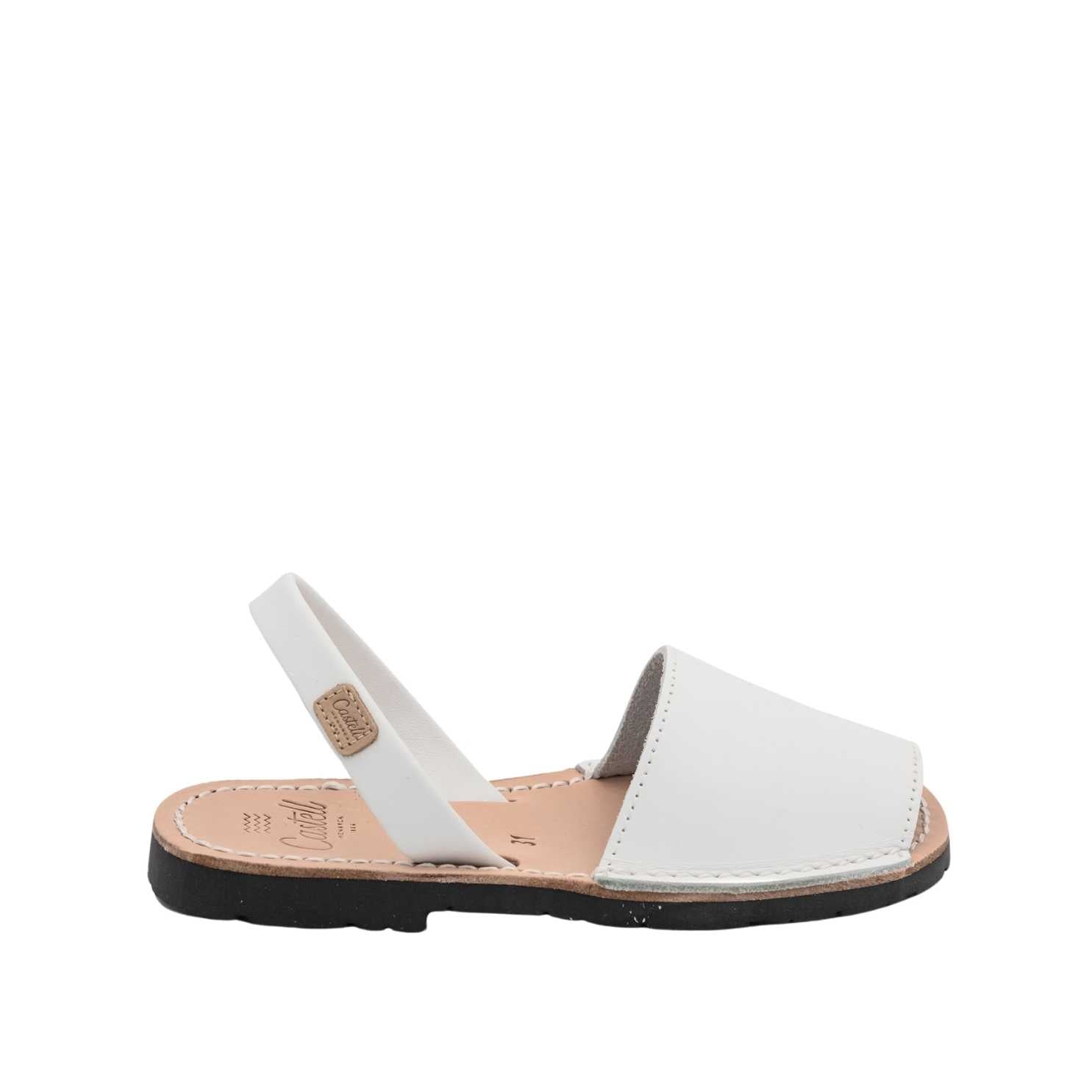 Kids' Basic Open Toe Leather Menorcan Sandals - Iker 1097 Rustic Style | Comfortable & Durable for Beach, Summer & Casual Wear