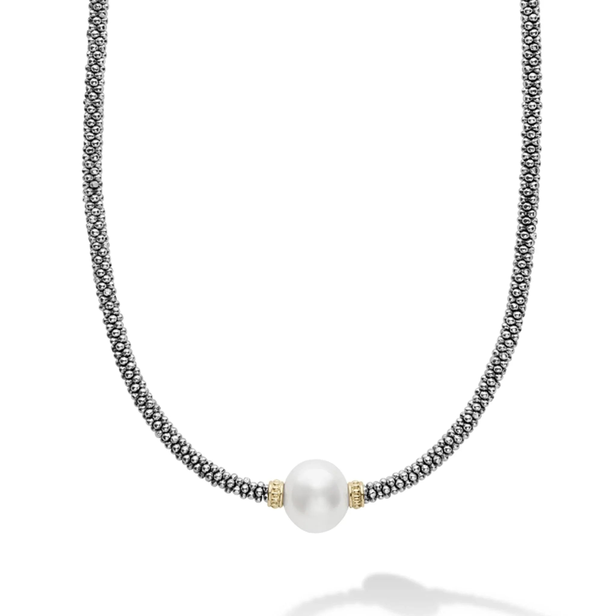 Luxury Caviar Pearl Necklace for Women - Elegant White Pearls Jewelry Gift for Wedding, Party & Special Occasions