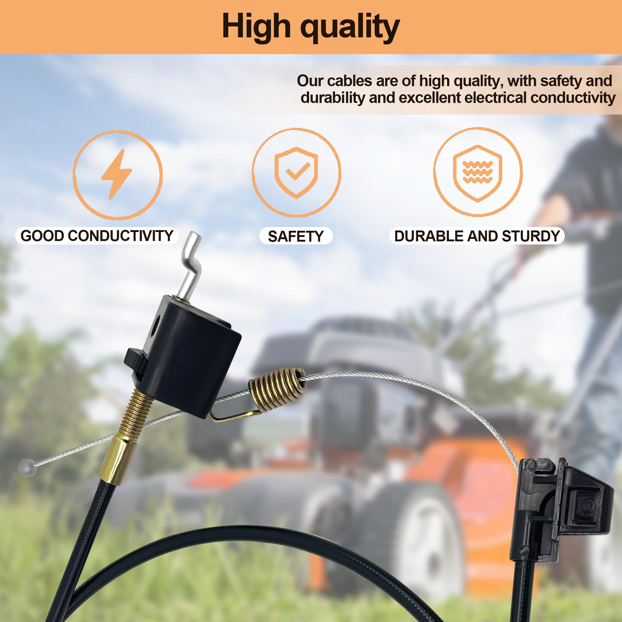 Husqvarna Craftsman Lawn Mower Drive Cable - Compatible with 917378950/951/960 - for Self-Propelled Mowers