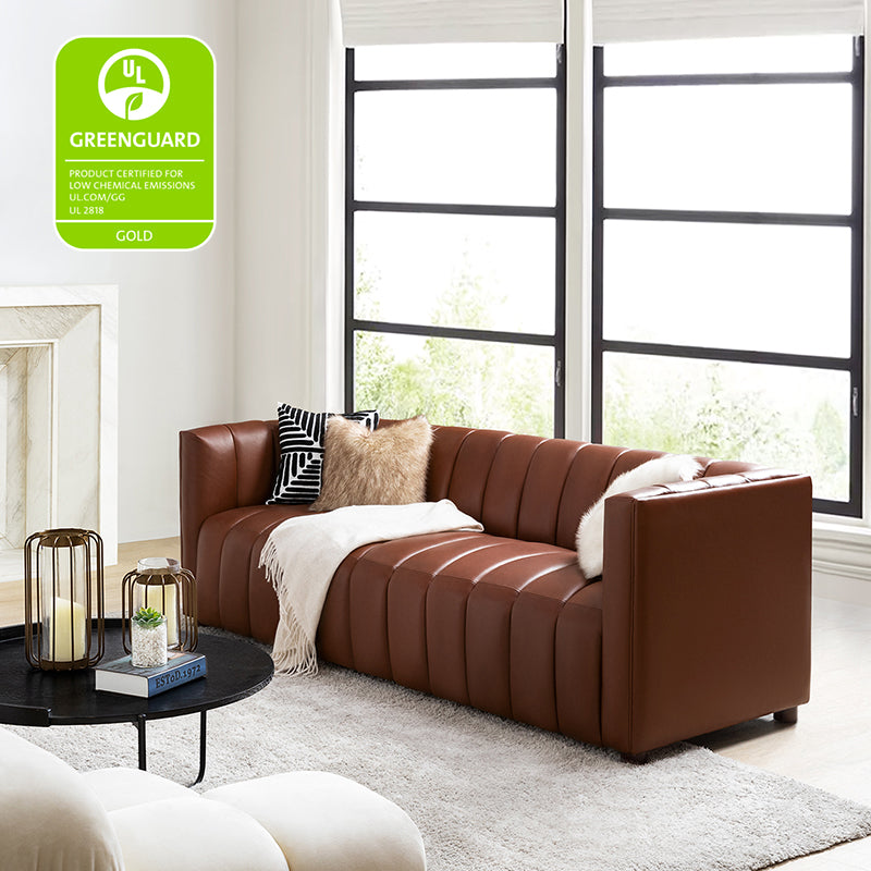 Premium Genuine Leather Office Sofa - 83