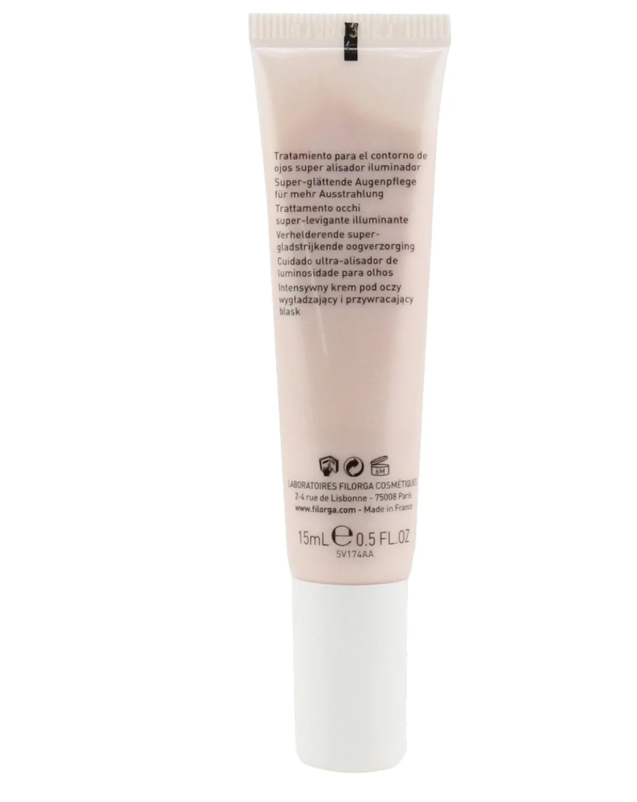 Filorga Oxygen Glow Super Smoothing Radiance Eye Cream 15ml - Dark Circle & Puffiness Treatment for Bright, Youthful Eyes | Day & Night Use for Women & Men
