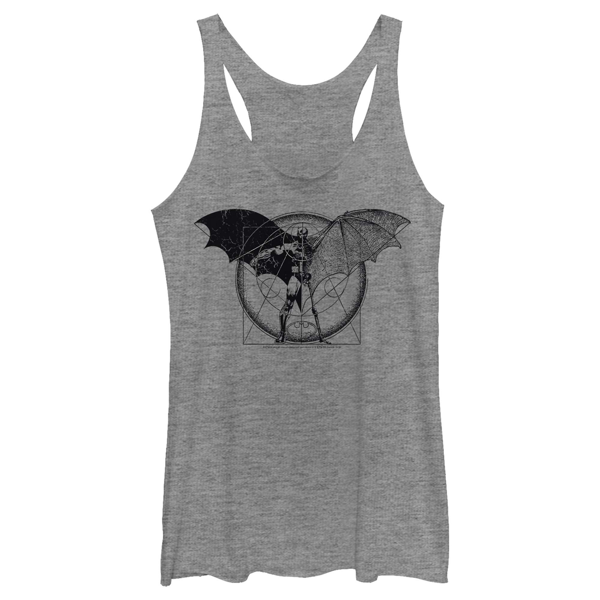 Batman Women's Racerback Tank Top for Gym & Casual Wear