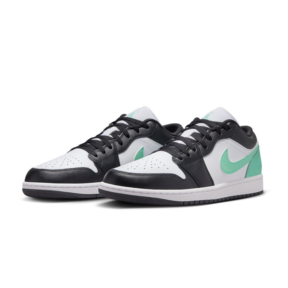 Air Jordan 1 Low 'Green Glow' Men's Basketball Shoes - Retro Sneakers for Casual Wear & Street Style Fashion