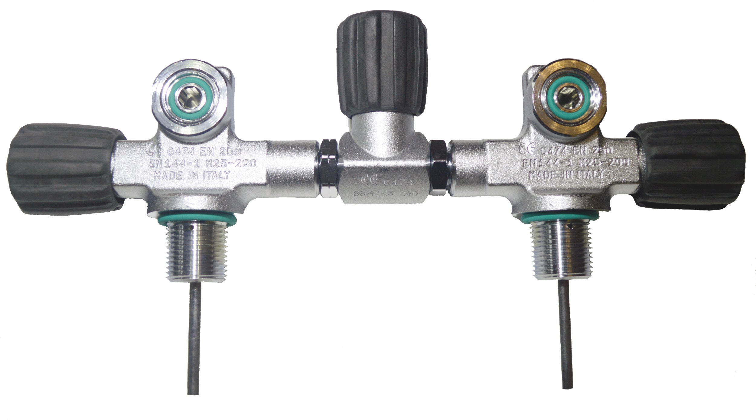 Beaver 232 Bar Twin 5.5 Manifold M25X2 EN1441 - High Pressure Gas Manifold for Industrial and Commercial Use