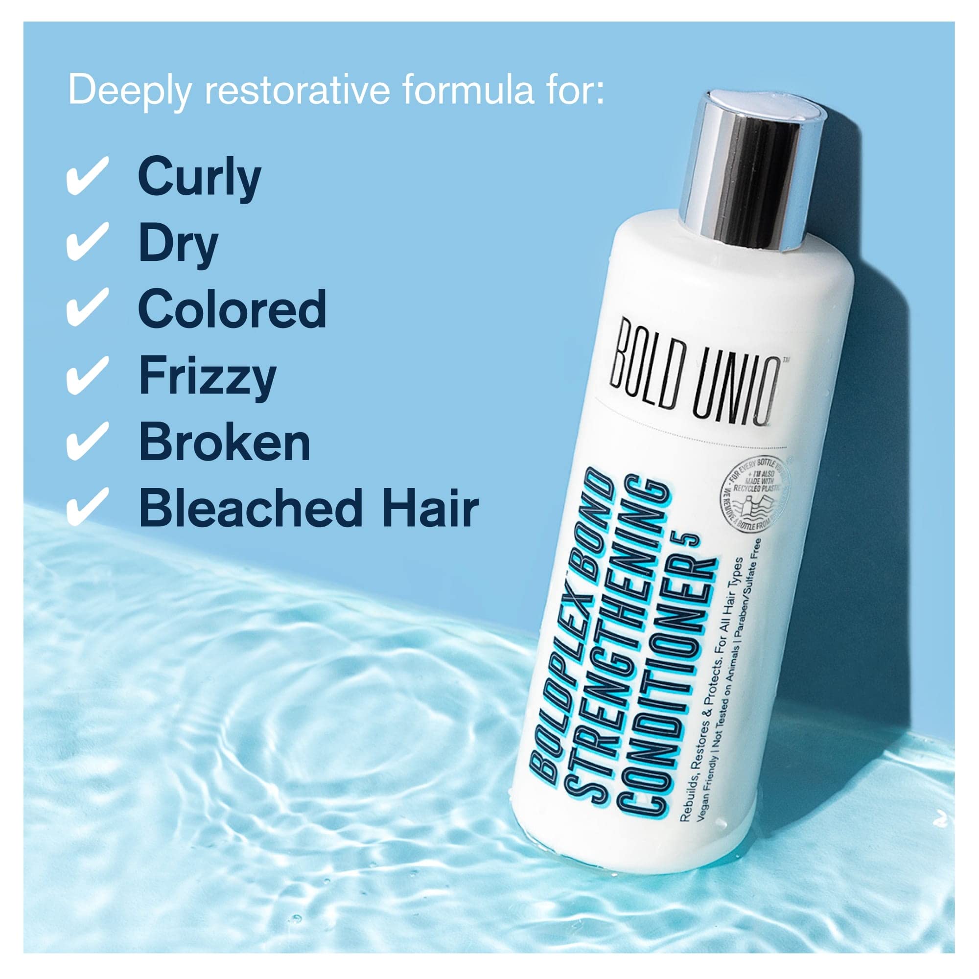 BoldPlex Complete Hair Care Set for Dry & Damaged Hair - Bond Repair Treatment, Shampoo, Conditioner, Serum & Oil - Hydrating & Protective Hair Therapy for Salon-Quality Results at Home | Perfect for Daily Use & Post-Color Treatment