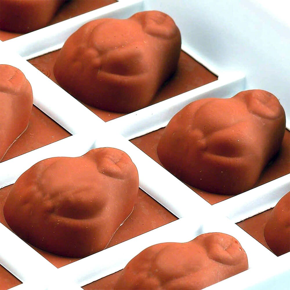 Matfer Bourgeat Half Pear Silicone Mold for Fruit Jelly, Desserts & Chocolate - Perfect for Baking, Candy Making & DIY Treats at Home