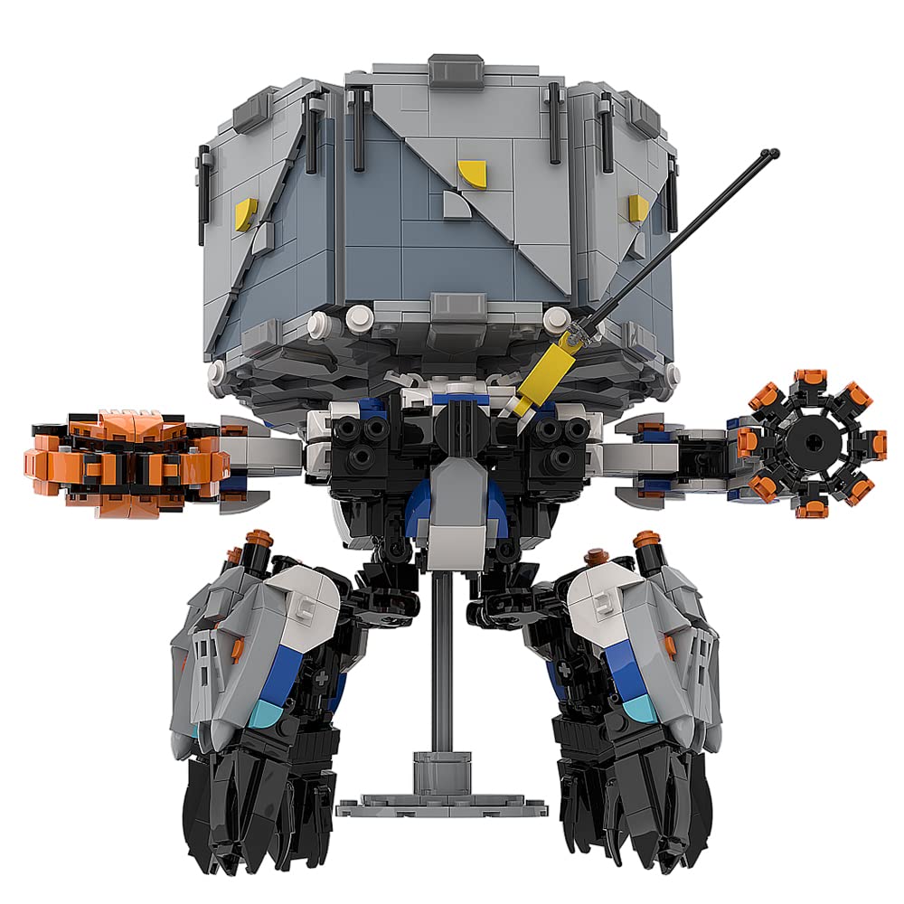 Zero-Dawn Machine Shell-Walker Building Toy Set (1690 Pcs) - Compatible with Lego Tallneck, MOC Collectible Model for Kids & Adults - Perfect for Gaming Fans & Horizon Forbidden West Enthusiasts - Great for Display, Collection and Creative Play