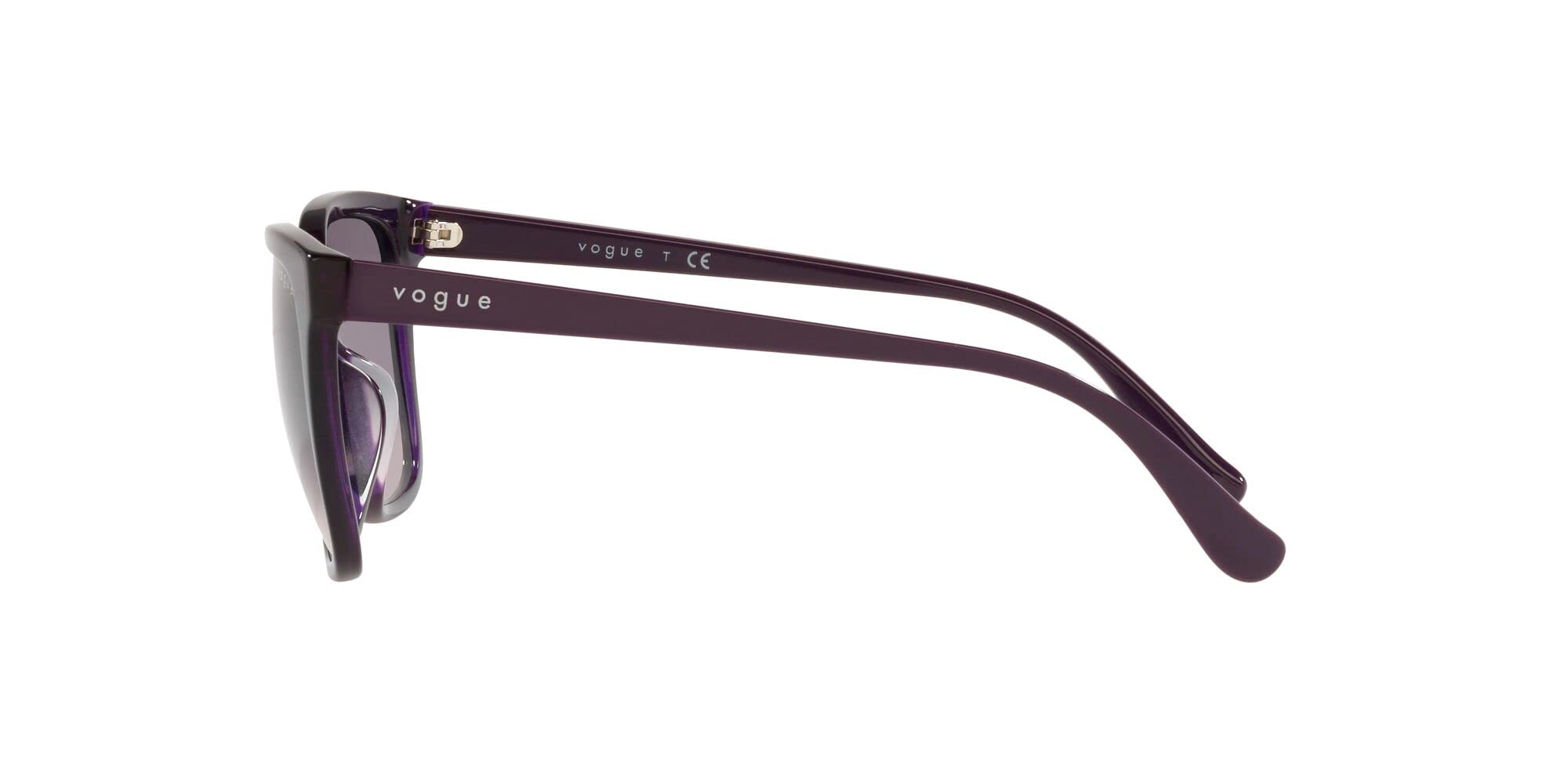 Vogue Eyewear Vo5426SF Women's Square Sunglasses for Low Bridge Fit - Stylish UV Protection Shades for Driving, Beach & Outdoor Activities