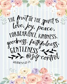 Bible Verse the Fruit of the Spirits