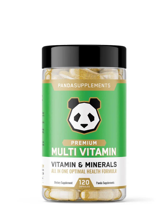 Premium Multi Vitamin for Adults - Panda Supplements with Essential Nutrients for Immune Support, Energy & Overall Health - Ideal for Daily Wellness & Active Lifestyle