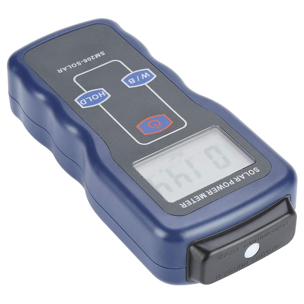 Digital Solar Power Meter - Handheld Pyranometer for Sunlight Radiation & Solar Energy Measurement - Perfect for Solar Panel Testing, Gardening, and Renewable Energy Research