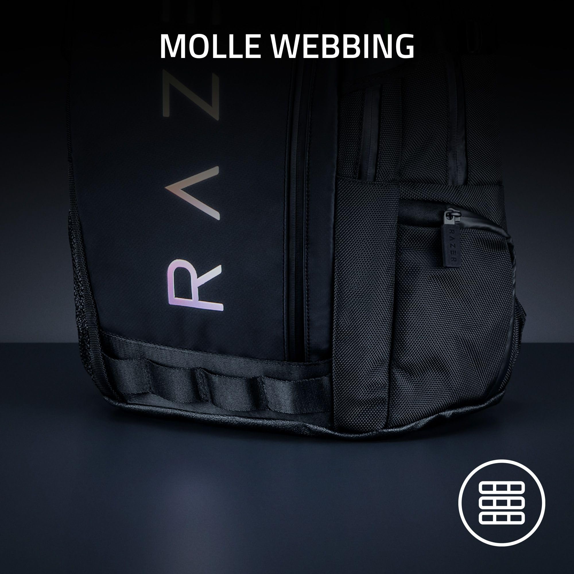 Razer Rogue v3 16-Inch Gaming Laptop Backpack - Waterproof & Durable Travel Computer Bag for Gamers - Fits 16