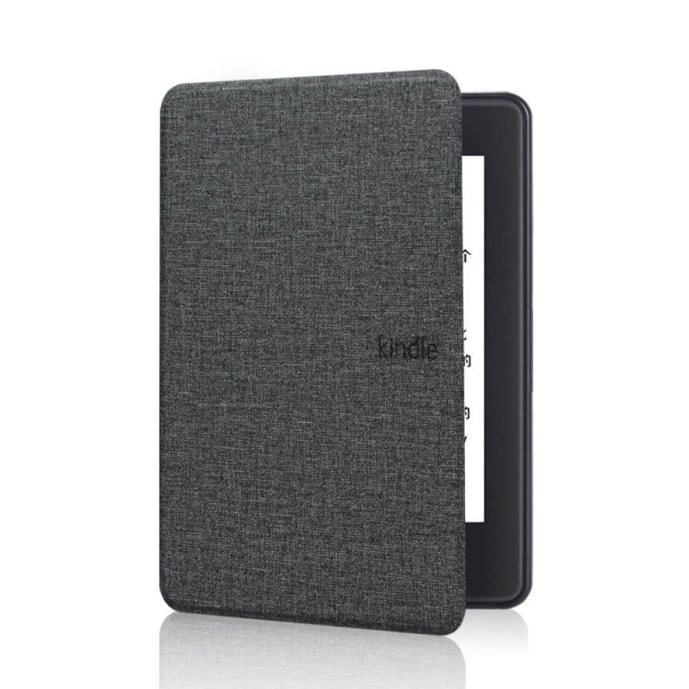 XYFCJK Premium Soft Fabric Protective Case for Kindle 10th Gen (2019) & Paperwhite 4 (10th Gen 2018) - Anti-Drop Smart Cover with Auto Sleep/Wake Function | E-Reader Accessory in Black (Model J9G29R) | Perfect for Reading at Home, Travel & Daily Commute