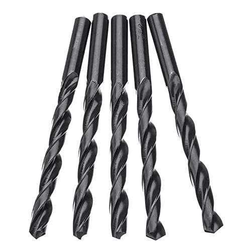 Acofuns 5Pcs 9-12mm HSS Straight Shank Metric Twist Drill Bit Set - High Speed Steel Professional Drill Bits for Metal, Wood, Plastic - Perfect for DIY, Construction, and Home Improvement Projects