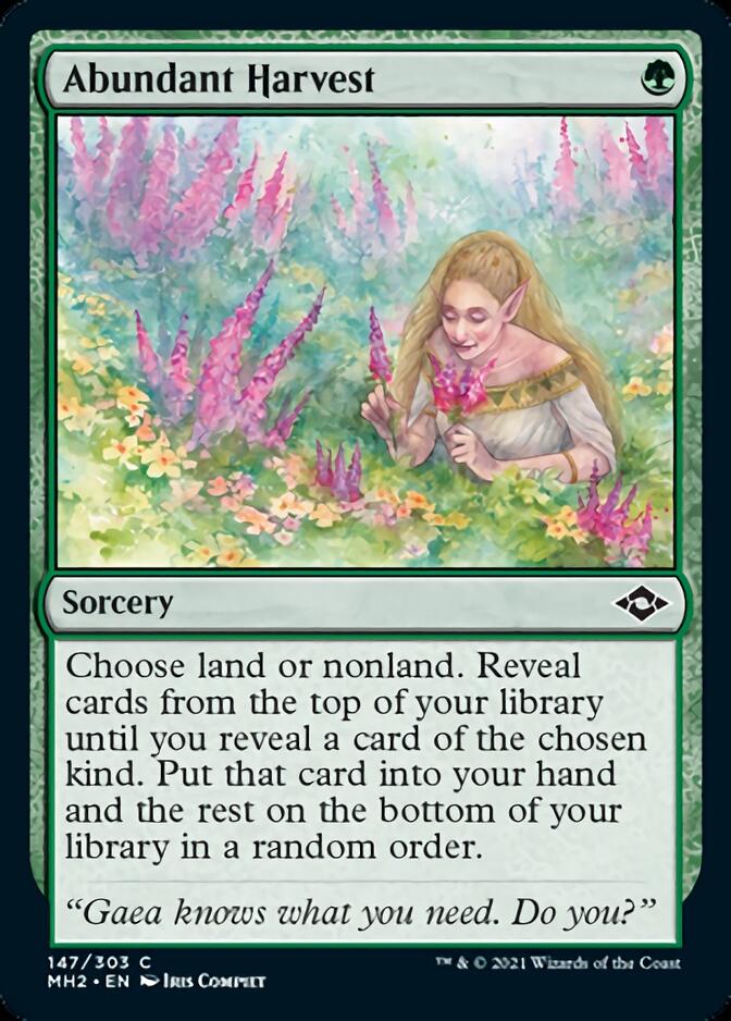 Abundant Harvest [Modern Horizons 2] MTG Card - Premium Collectible Trading Card Game for Strategy & Deck Building | Perfect for MTG Tournaments, Casual Play & Collector's Display