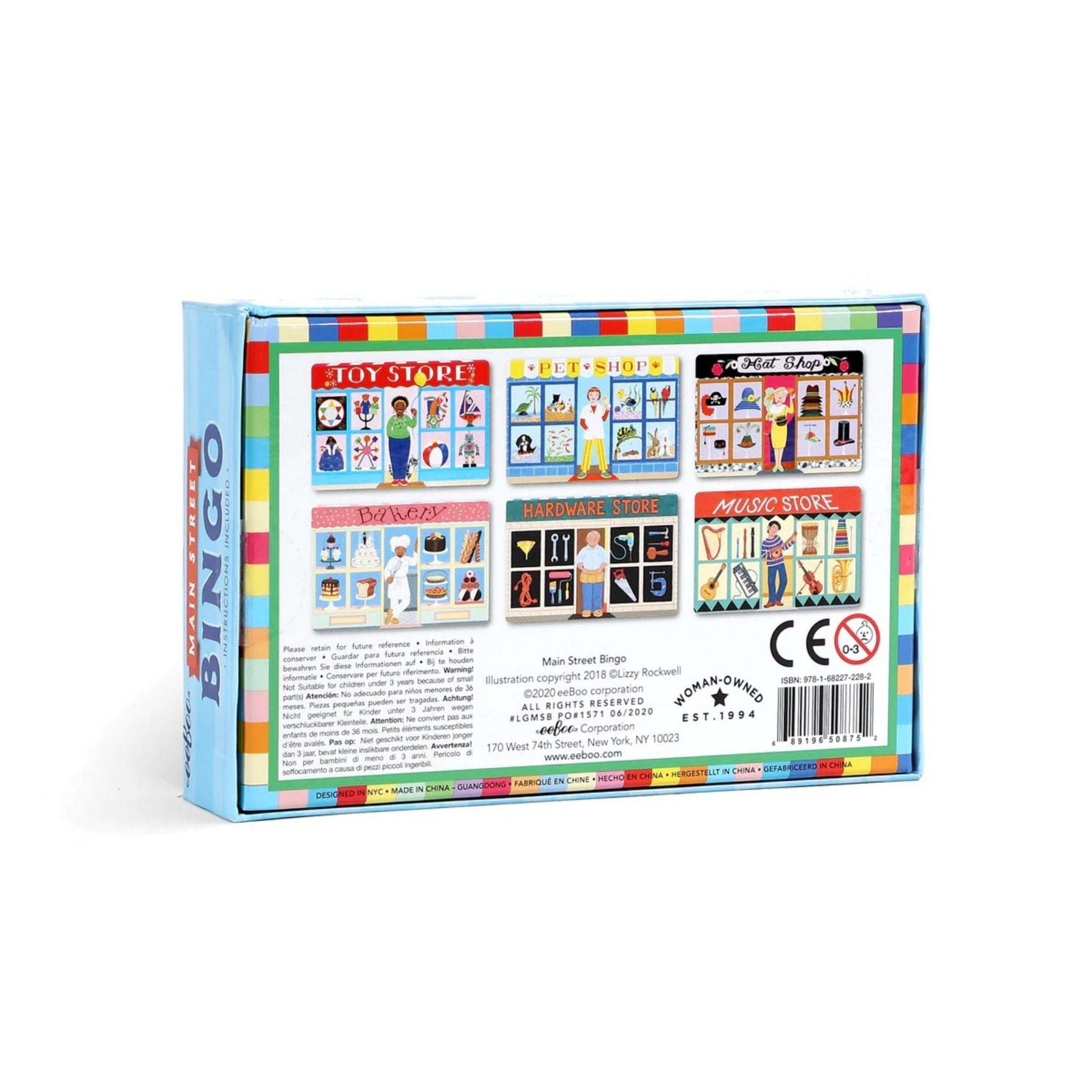 Main Street Bingo Game for Kids Ages 3+ | Fun Educational Board Game for Preschoolers & Toddlers | Perfect for Family Game Night & Classroom Learning Activities