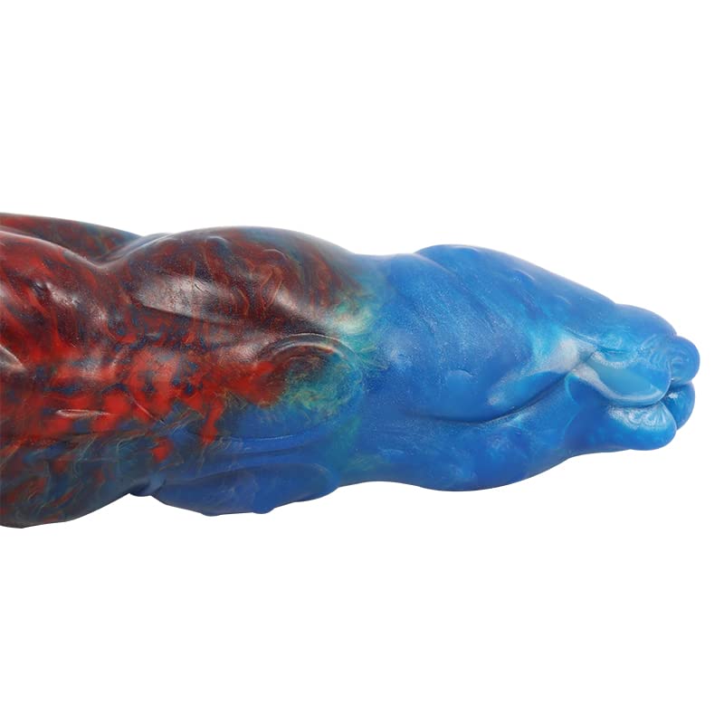 BeHorny Liquid Silicone Dildo - Realistic Alien/Fido Design with Strong Suction Cup | Adult Sex Toy for Couples & Solo Play | Perfect for BDSM, Roleplay & Bedroom Fun