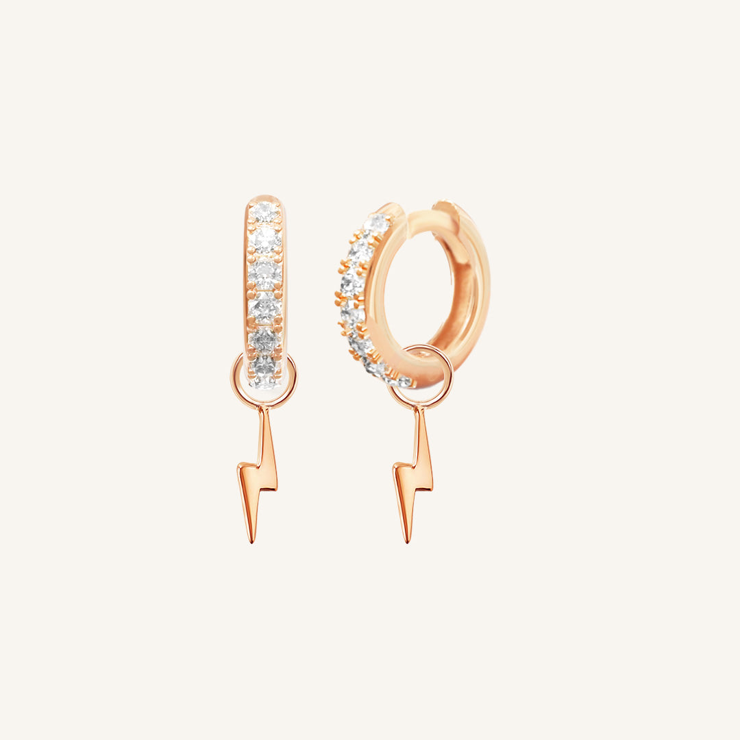 Ignite Crystal Hoops - Sparkling Elegant Earrings for Women, Dazzling Rhinestone Jewelry for Party & Evening Wear | Perfect for Weddings, Prom, Date Night & Special Occasions