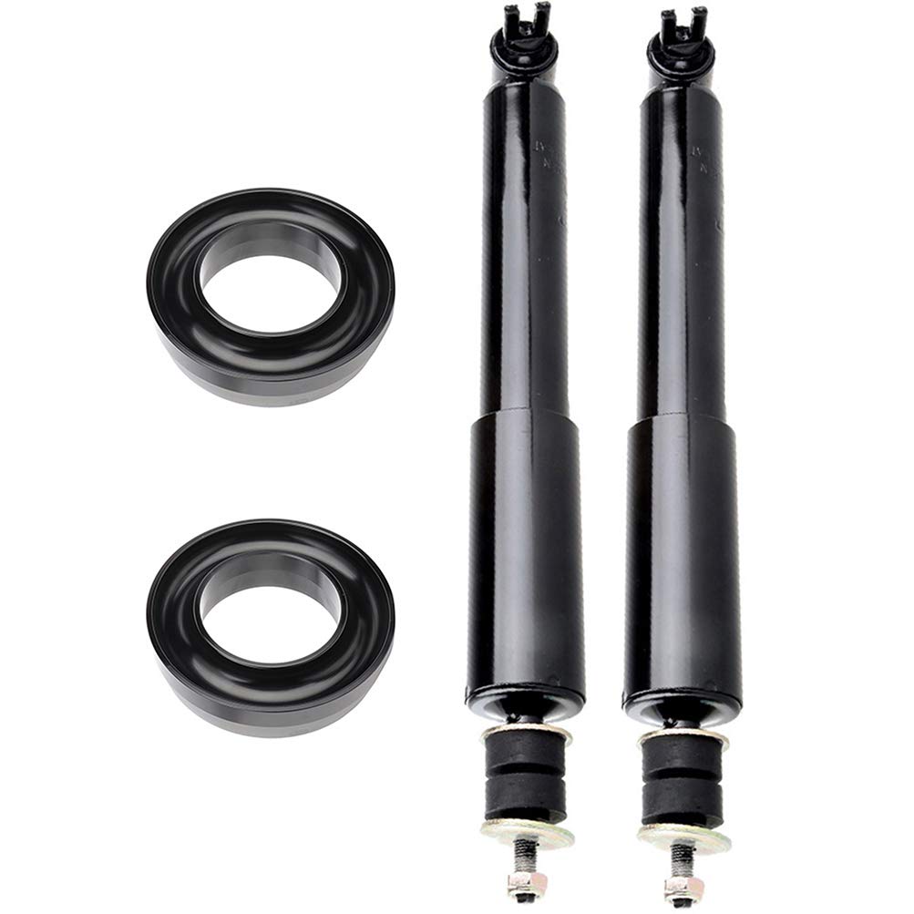 SCITOO 2 Inch Front Strut Shock Absorber Leveling Lift Kit for 1999-2007 Chevrolet Silverado 1500 & GMC Sierra 1500 | Heavy-Duty Lift Block Kit for Off-Roading & Truck Leveling