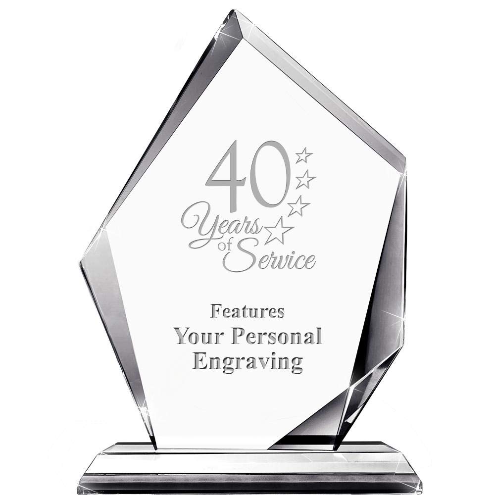 40 Years of Service Crystal Award - 6