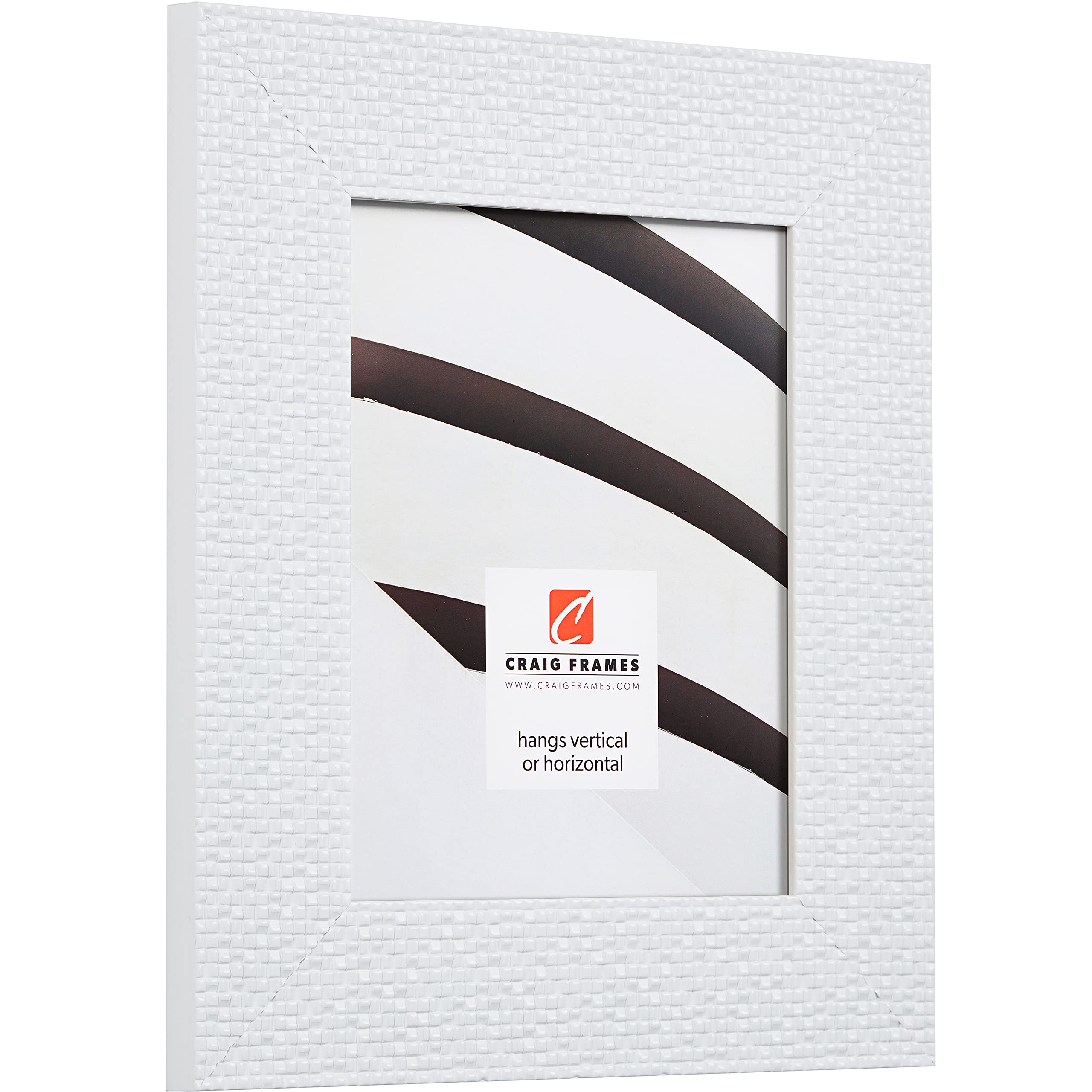 Craig Frames Glimmer 16x22 Inch White Picture Frame - Perfect for Wall Decor, Living Room, Bedroom & Office Display
