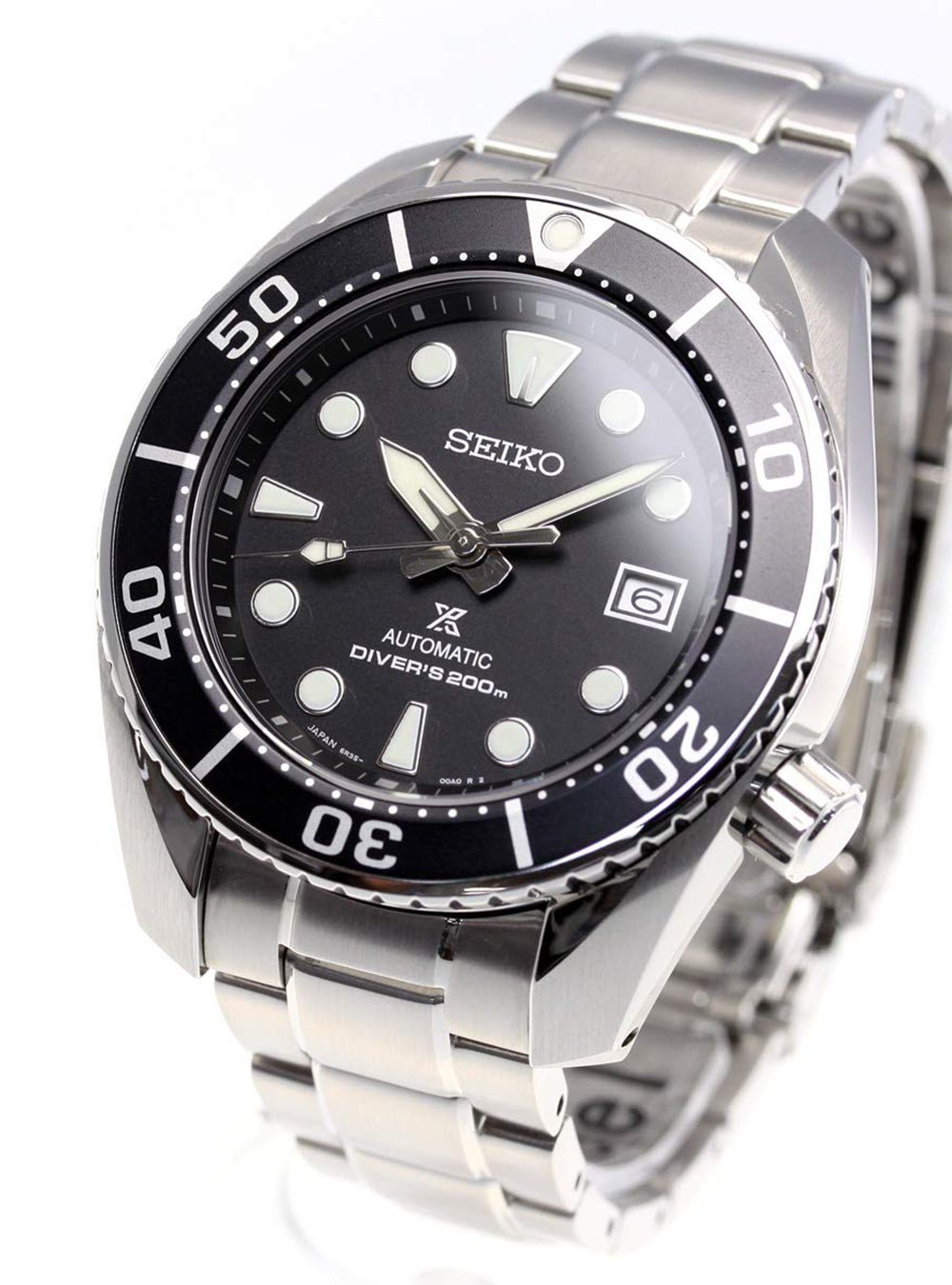 SEIKO Prospex 200M Diver Automatic Watch SBDC083 - Japanese Made JDM Stainless Steel Dive Watch for Men - Perfect for Scuba Diving, Snorkeling & Water Sports