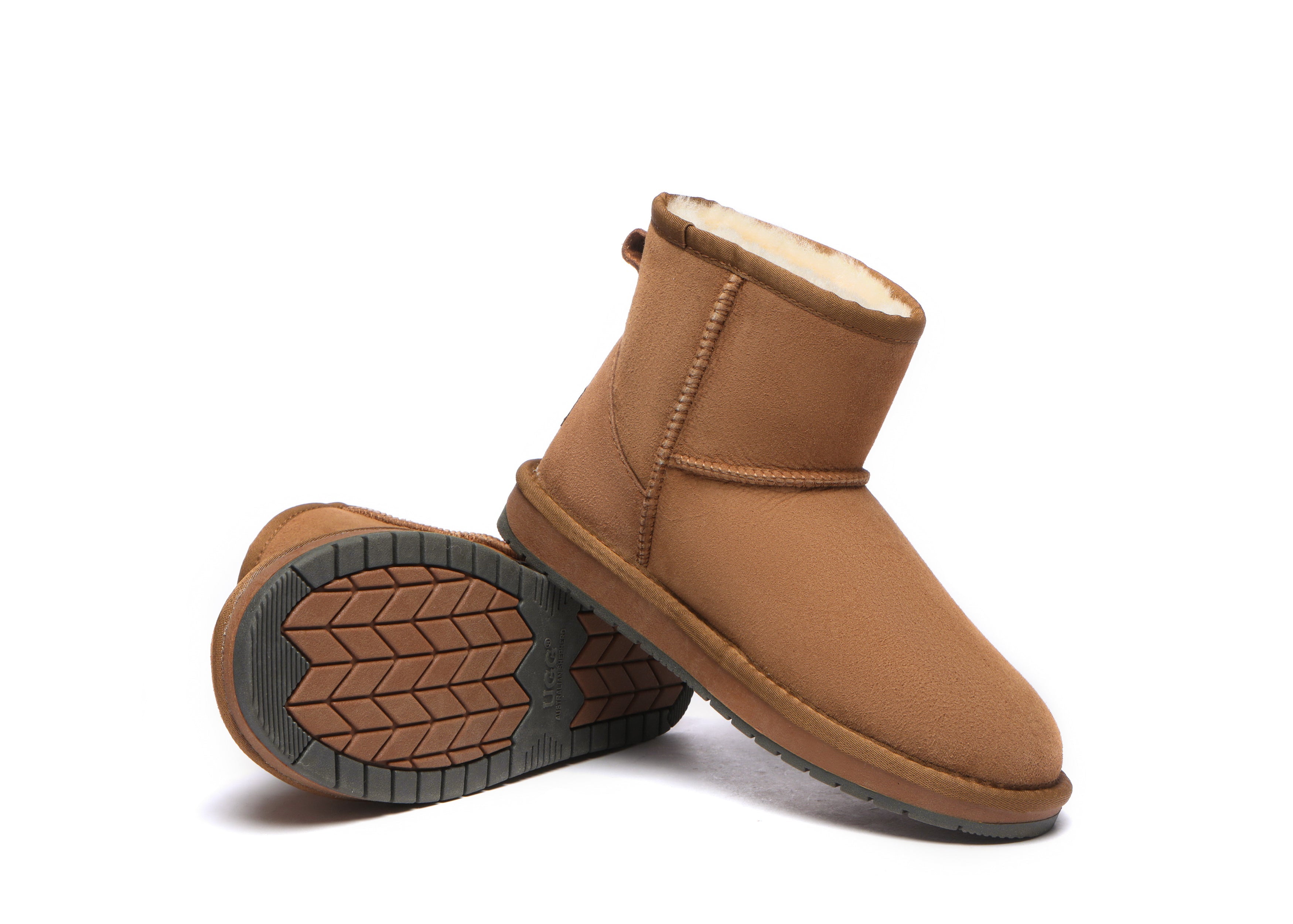 Australian Shepherd® UGG Boots - Genuine Double Faced Sheepskin Wool Ankle Boots for Women | Warm Winter Shoes for Indoor/Outdoor Wear, Home, Office & Casual Outings