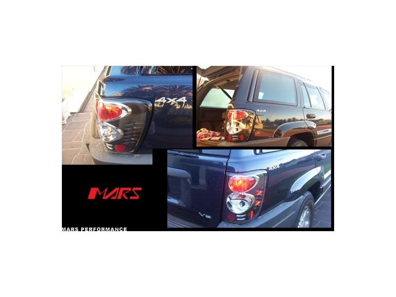Spyder Auto 5005502 Euro Style LED Tail Lights - Black/Clear Smoke Lens - Compatible with [Vehicle Model] - Enhances Rear Visibility & Style for Night Driving