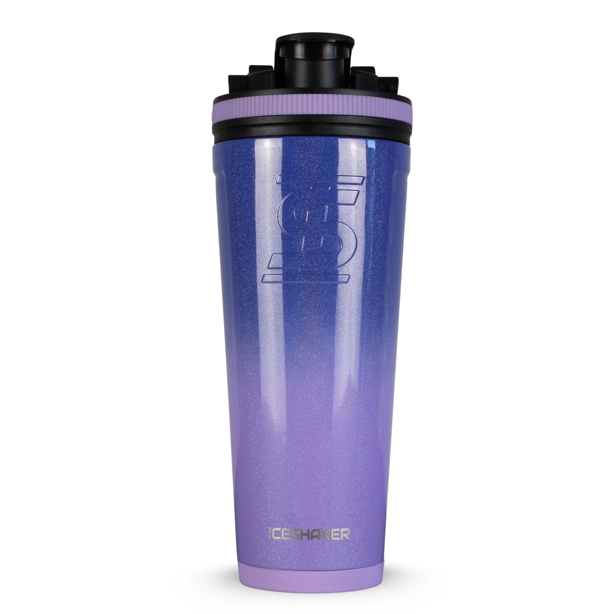 Premium Stainless Steel Ice Shaker Bottle - Leakproof Protein Shaker for Gym, Workouts & Travel - BPA-Free Fitness Water Bottle with Mixing Ball - Ideal for Protein Powder, Pre-Workout & Smoothies