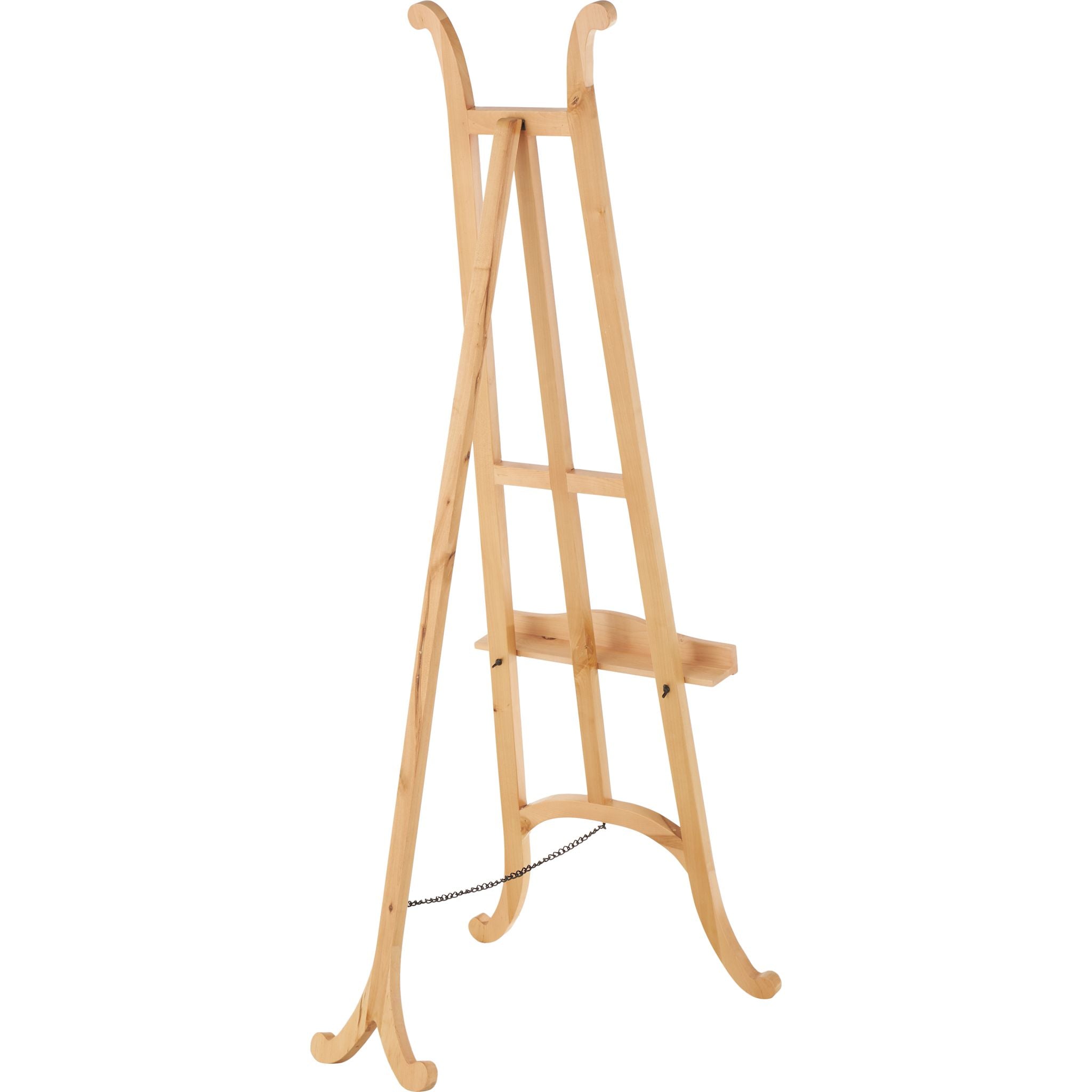 Arlo Floor Easel - Light Brown Wooden Artist Easel for Painting & Drawing | Perfect for Studio, Classroom & Home Art Projects