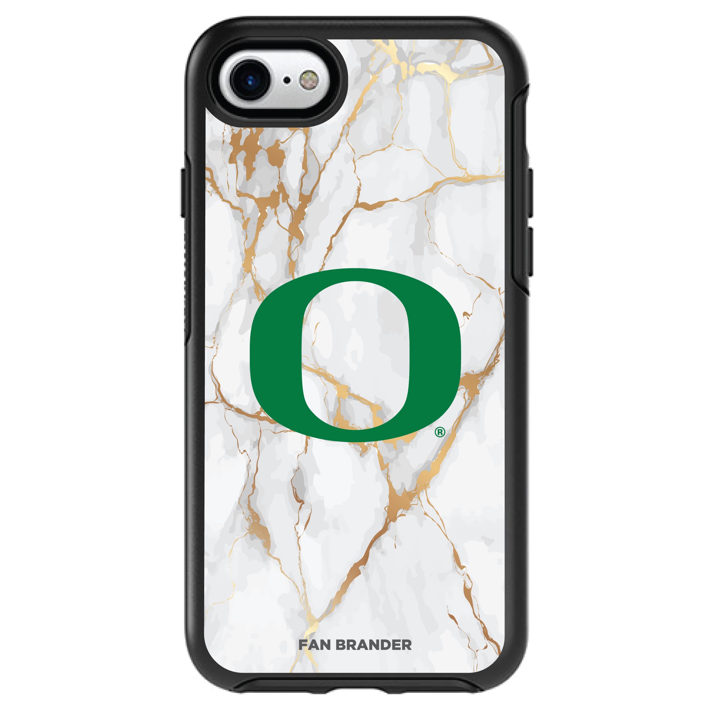 NCAA OtterBox Symmetry iPhone Case - White Marble Design for Apple iPhone | Durable Protection for Daily Use