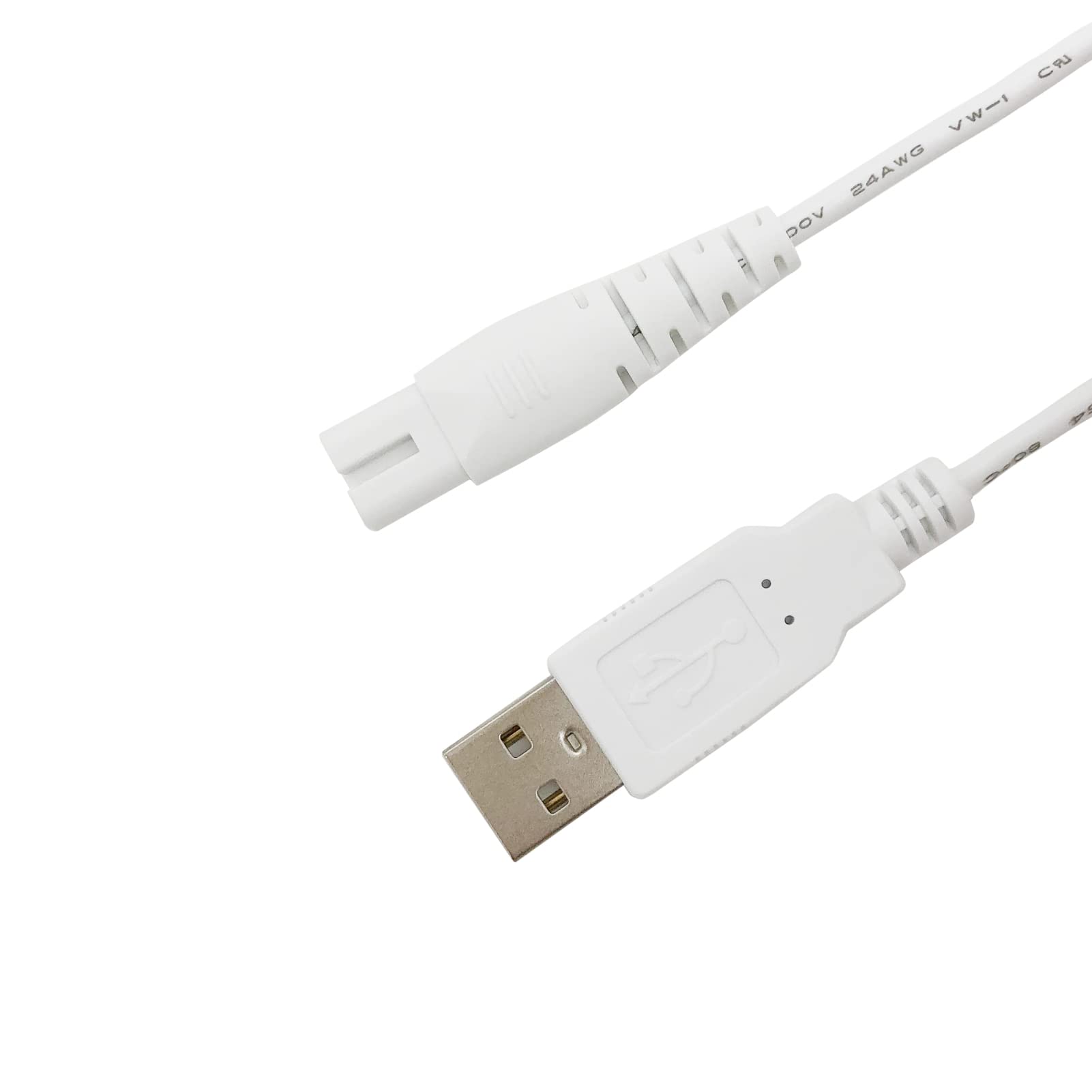 PDEEY USB Charging Cable - Replacement Charger for B Weiss & Nicwell Water Flosser | Fast Charging Cord for Dental Care & Travel Use